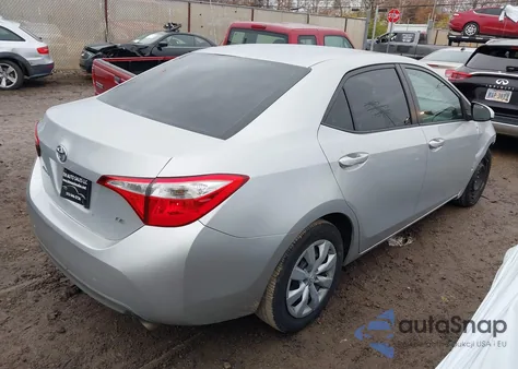 2015 Toyota Corolla Le из США, поврежденный, VIN 2T1BURHE7FC454472